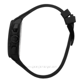 CHRIST VERRA Neo Drive CV 12349G-36 BLK Full Black Rubber Strap